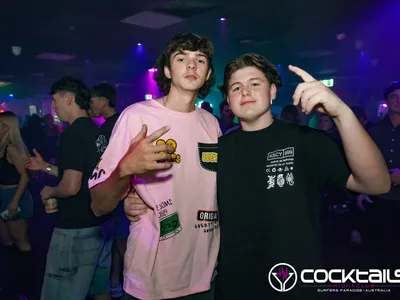 A professional photo of guests enjoying themselves at Cocktails Nightclub from our gallery.