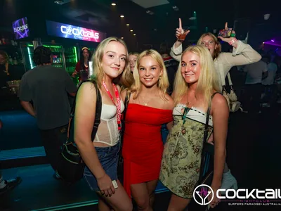 A professional photo of guests enjoying themselves at Cocktails Nightclub from our gallery.