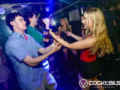 A professional photo of guests enjoying themselves at Cocktails Nightclub from our gallery.