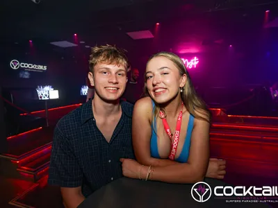 A professional photo of guests enjoying themselves at Cocktails Nightclub from our gallery.