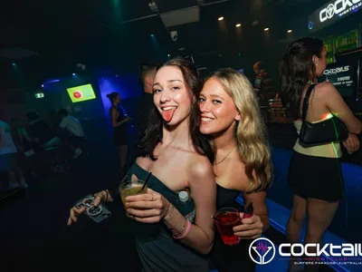 A professional photo of guests enjoying themselves at Cocktails Nightclub from our gallery.