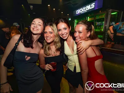 A professional photo of guests enjoying themselves at Cocktails Nightclub from our gallery.