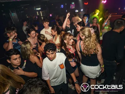 A professional photo of guests enjoying themselves at Cocktails Nightclub from our gallery.