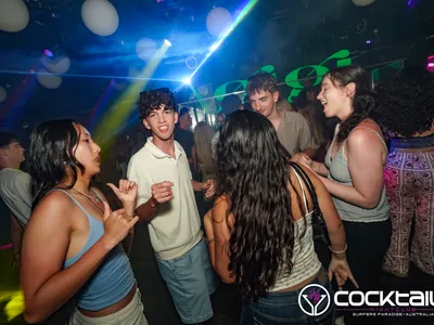 A professional photo of guests enjoying themselves at Cocktails Nightclub from our gallery.