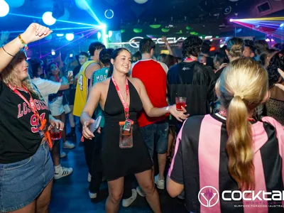 A professional photo of guests enjoying themselves at Cocktails Nightclub from our gallery.