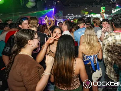 A professional photo of guests enjoying themselves at Cocktails Nightclub from our gallery.