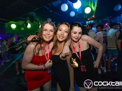 A professional photo of guests enjoying themselves at Cocktails Nightclub from our gallery.