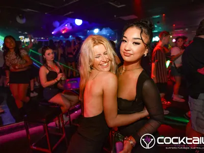 A professional photo of guests enjoying themselves at Cocktails Nightclub from our gallery.