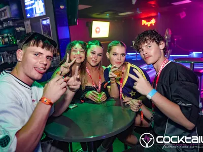 A professional photo of guests enjoying themselves at Cocktails Nightclub from our gallery.