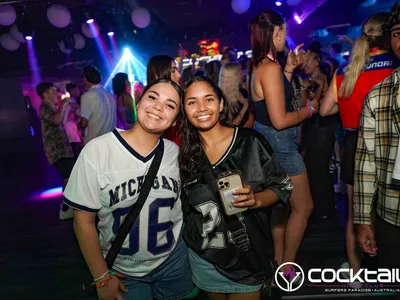 A professional photo of guests enjoying themselves at Cocktails Nightclub from our gallery.