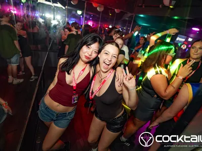 A professional photo of guests enjoying themselves at Cocktails Nightclub from our gallery.