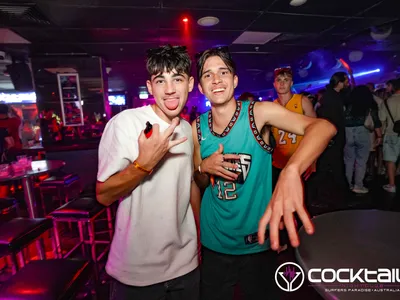 A professional photo of guests enjoying themselves at Cocktails Nightclub from our gallery.