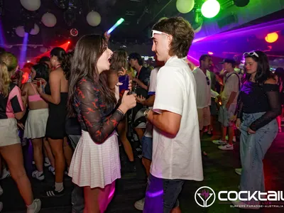 A professional photo of guests enjoying themselves at Cocktails Nightclub from our gallery.