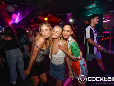 A professional photo of guests enjoying themselves at Cocktails Nightclub from our gallery.