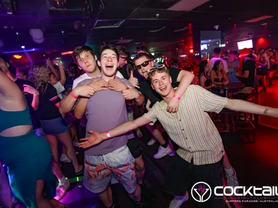 A professional photo of guests enjoying themselves at Cocktails Nightclub from our gallery.