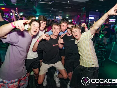 A professional photo of guests enjoying themselves at Cocktails Nightclub from our gallery.