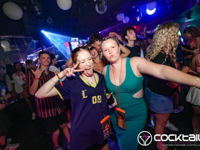 A professional photo of guests enjoying themselves at Cocktails Nightclub from our gallery.