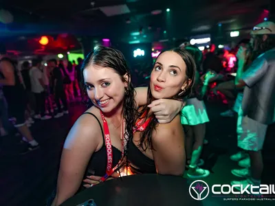 A professional photo of guests enjoying themselves at Cocktails Nightclub from our gallery.