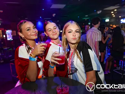 A professional photo of guests enjoying themselves at Cocktails Nightclub from our gallery.