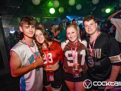 A professional photo of guests enjoying themselves at Cocktails Nightclub from our gallery.