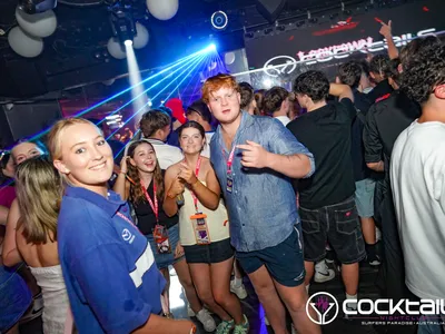 A professional photo of guests enjoying themselves at Cocktails Nightclub from our gallery.