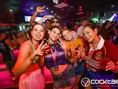 A professional photo of guests enjoying themselves at Cocktails Nightclub from our gallery.