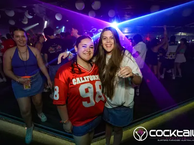 A professional photo of guests enjoying themselves at Cocktails Nightclub from our gallery.