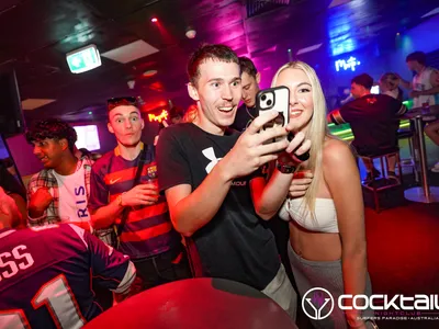 A professional photo of guests enjoying themselves at Cocktails Nightclub from our gallery.