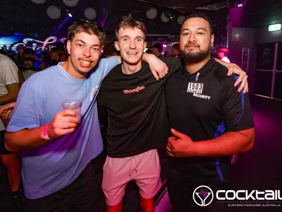 A professional photo of guests enjoying themselves at Cocktails Nightclub from our gallery.