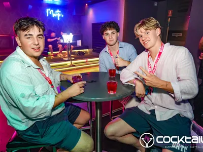 A professional photo of guests enjoying themselves at Cocktails Nightclub from our gallery.