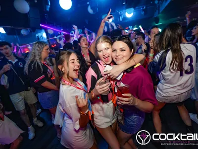 A professional photo of guests enjoying themselves at Cocktails Nightclub from our gallery.