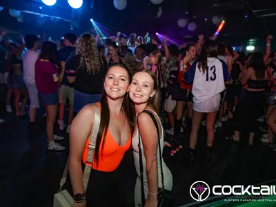 A professional photo of guests enjoying themselves at Cocktails Nightclub from our gallery.