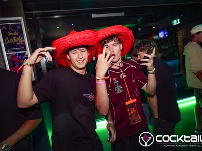 A professional photo of guests enjoying themselves at Cocktails Nightclub from our gallery.