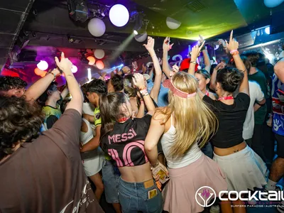 A professional photo of guests enjoying themselves at Cocktails Nightclub from our gallery.