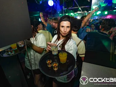 A professional photo of guests enjoying themselves at Cocktails Nightclub from our gallery.