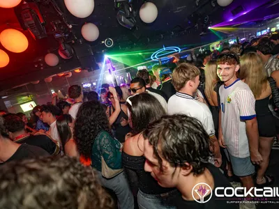 A professional photo of guests enjoying themselves at Cocktails Nightclub from our gallery.