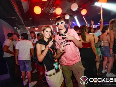 A professional photo of guests enjoying themselves at Cocktails Nightclub from our gallery.