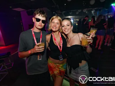 A professional photo of guests enjoying themselves at Cocktails Nightclub from our gallery.