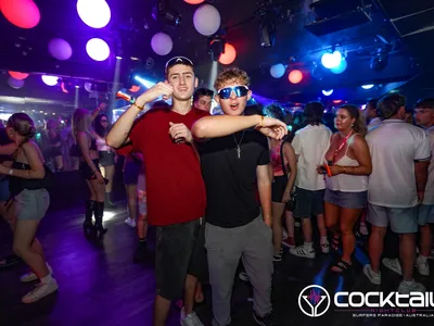 A professional photo of guests enjoying themselves at Cocktails Nightclub from our gallery.