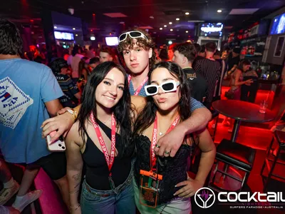 A professional photo of guests enjoying themselves at Cocktails Nightclub from our gallery.