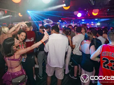 A professional photo of guests enjoying themselves at Cocktails Nightclub from our gallery.