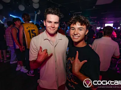 A professional photo of guests enjoying themselves at Cocktails Nightclub from our gallery.