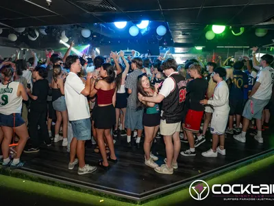 A professional photo of guests enjoying themselves at Cocktails Nightclub from our gallery.