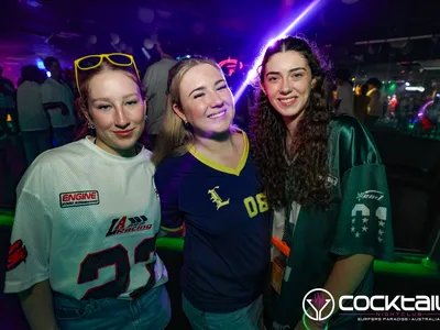 A professional photo of guests enjoying themselves at Cocktails Nightclub from our gallery.