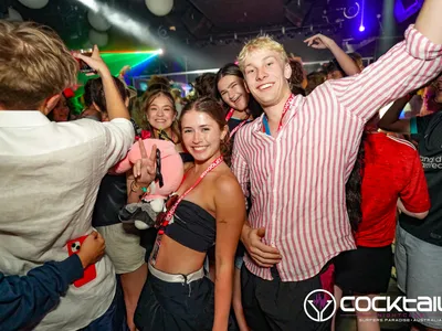 A professional photo of guests enjoying themselves at Cocktails Nightclub from our gallery.