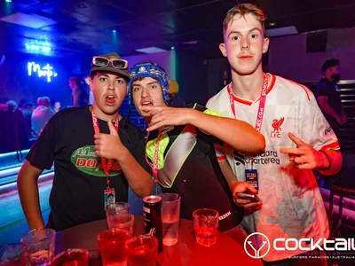 A professional photo of guests enjoying themselves at Cocktails Nightclub from our gallery.