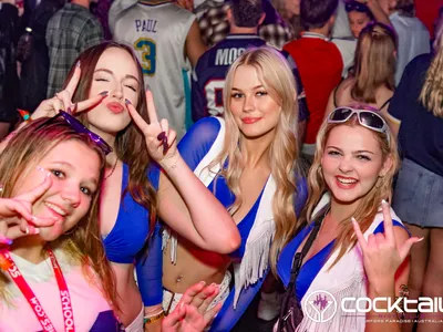 A professional photo of guests enjoying themselves at Cocktails Nightclub from our gallery.