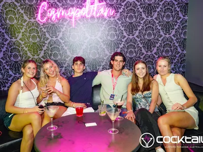 A professional photo of guests enjoying themselves at Cocktails Nightclub from our gallery.