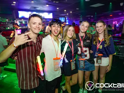 A professional photo of guests enjoying themselves at Cocktails Nightclub from our gallery.