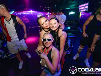 A professional photo of guests enjoying themselves at Cocktails Nightclub from our gallery.